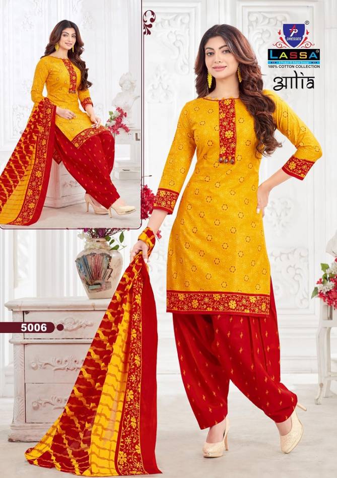 Arihant Lassa Alia 5 Fancy Cotton Printed Casual Wear Dress Material Collection